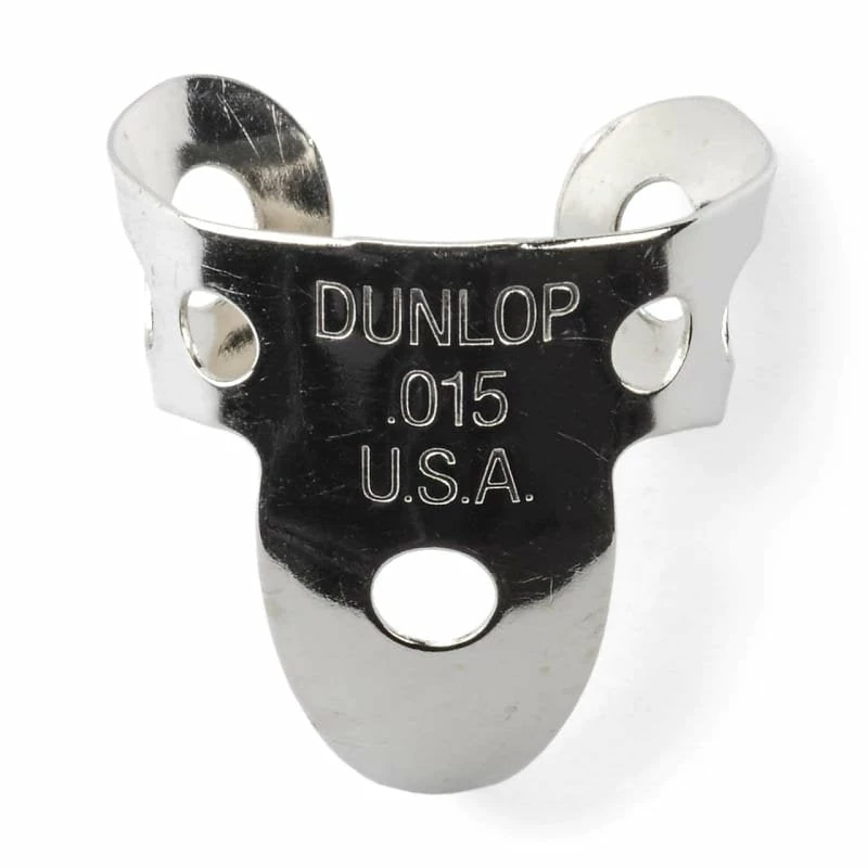 Hot Sale 🎁 Empire Guitars Dunlop DFP1 Metal Finger Picks (size .015) (Set Of 3) Accessories ⭐ 1 Empire Guitars Dunlop DFP1 Metal Finger Picks (size .015) (Set Of 3) Accessories