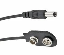 Empire Guitars Voodoo Lab PPBAT Battery Snap To Straight 2.1mm Cable - 18"