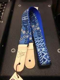 Empire Guitars Sherrin's Threads Ocean Tapa 1.5" Ukulele Strap *Free Shipping In The USA* Accessories