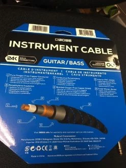 Accessories Boss BIC-10 1/4" TS Instrument Cable - 10' *Free Shipping In The USA*