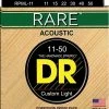 Empire Guitars DR RPML-11 Rare Phosphor Bronze Acoustic Guitar Strings - Medium Light (11-50) Accessories