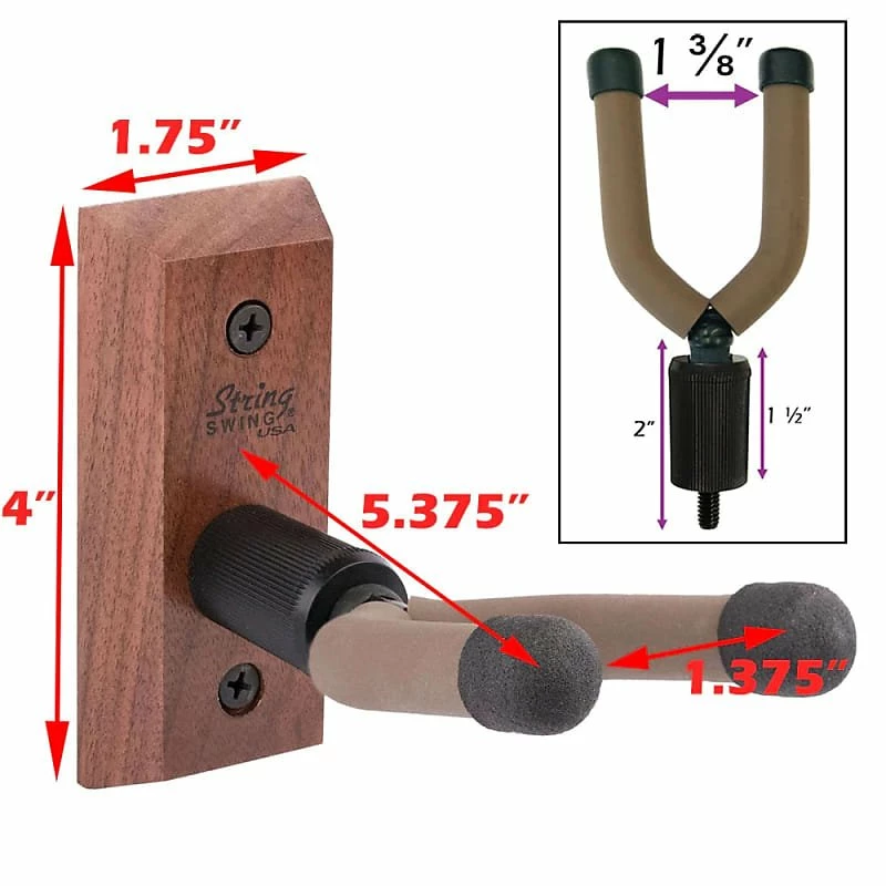 Flash Sale ๐ Empire Guitars String Swing Wall Mount Banjo Hanger-oak CC01B ๐ 2 Empire Guitars String Swing Wall Mount Banjo Hanger-oak CC01B