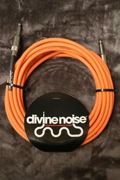 Empire Guitars Accessories Divine Noise 25ft Instrument Cable ST-ST (Straight-Straight) Orange *Free Shipping In The USA*