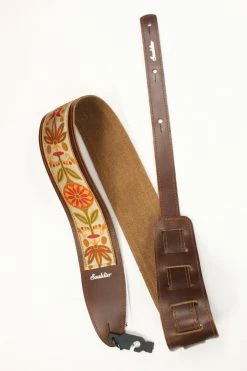 Empire Guitars Accessories Souldier Daisy Maroon Torpedo Guitar Strap *Free Shipping In The US*