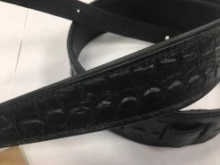 Empire Guitars Accessories LM Products PM-2 Premier Leather Guitar Strap With Crocodile Embossing *Free Shipping In The USA*