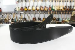 Empire Guitars Henry Heller HBL25-BLK/BLK Guitar Strap *Free Shipping In The USA*