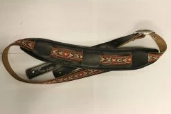 Empire Guitars Souldier Seneca Leather Saddle Strap With Black Leather Pad *Free Shipping In The USA* Accessories