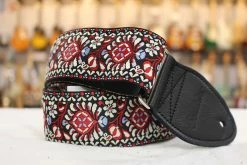 Empire Guitars Souldier Hendrix Black Guitar Strap Black Leather Ends *Free Shipping In The USA* Accessories