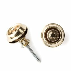 Empire Guitars Dunlop Dual Design Straplok Strap Retainer System - Brass SLS1032BR