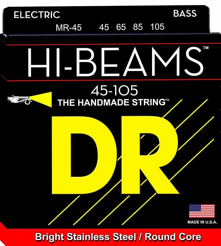 Flash Sale 🛒 Empire Guitars DR MR-45 Hi-Beam Medium Bass Strings 45-105 *Free Shipping In The USA* 🔔 1 Empire Guitars DR MR-45 Hi-Beam Medium Bass Strings 45-105 *Free Shipping In The USA*