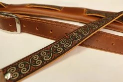 Empire Guitars Souldier "Papyrus" Leather Saddle Guitar Strap *Free Shipping In The USA* Accessories