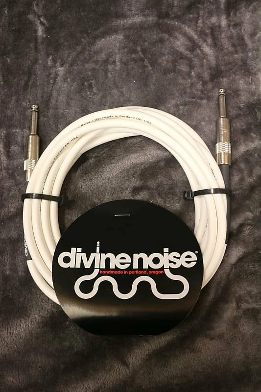 Wholesale 😉 Empire Guitars Divine Noise 25ft Instrument Cable ST-ST (Straight-Straight) White *Free Shipping In The USA* ✔️ 1 Empire Guitars Divine Noise 25ft Instrument Cable ST-ST (Straight-Straight) White *Free Shipping In The USA*