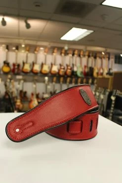 Empire Guitars Levy's M26VP-Red-Black Reversible Red/Black Vinyl Guitar Strap *Free Shipping In The USA*