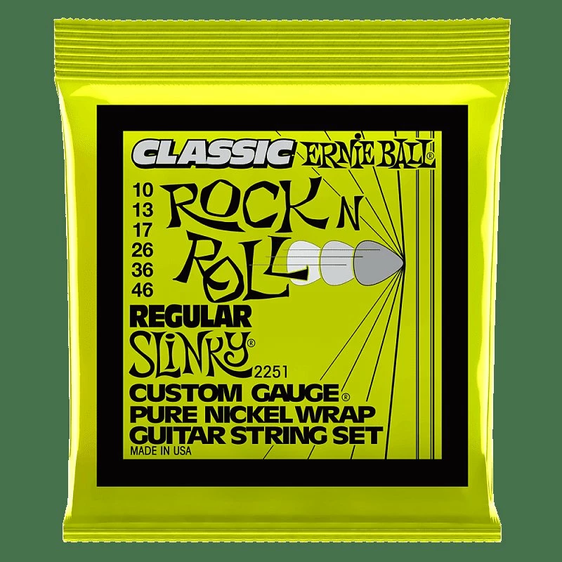 Budget 💯 Empire Guitars Accessories Ernie Ball 2251 Slinky Classic Rock N Roll Pure Nickel Wrap Electric Guitar Strings- 10-46 Gauge ✔️ 1 Empire Guitars Accessories Ernie Ball 2251 Slinky Classic Rock N Roll Pure Nickel Wrap Electric Guitar Strings- 10-46 Gauge