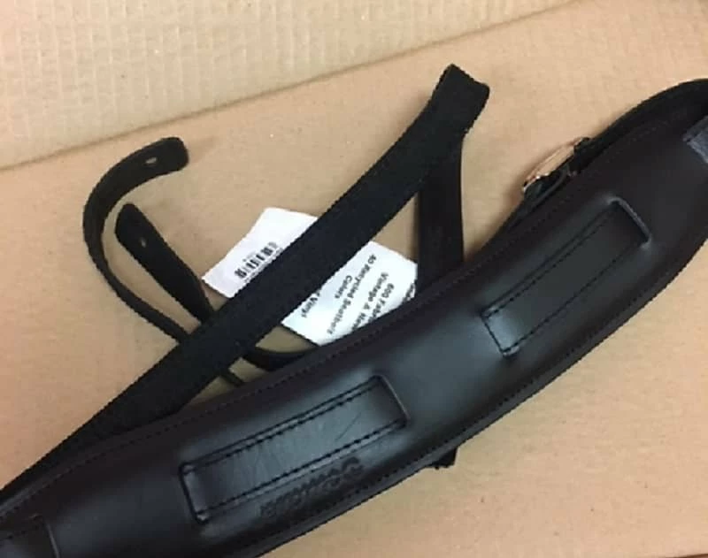 Top 10 ⌛ Empire Guitars Souldier Plain Saddle Strap - Black Leather Strap With Black Pad *Free Shipping In The USA* 🥰 2 Empire Guitars Souldier Plain Saddle Strap - Black Leather Strap With Black Pad *Free Shipping In The USA*