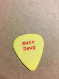 Empire Guitars Unbranded Nate Dawg Mighty Mighty Bosstones Pick Yellow Used *Free Shipping In The USA* Accessories