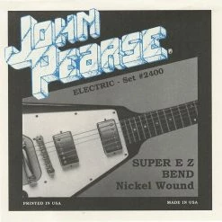 Empire Guitars John Pearse Nickel Wound Electric Guitar Strings Light Gauge "Super E Z Bend" 9-42 JP2400