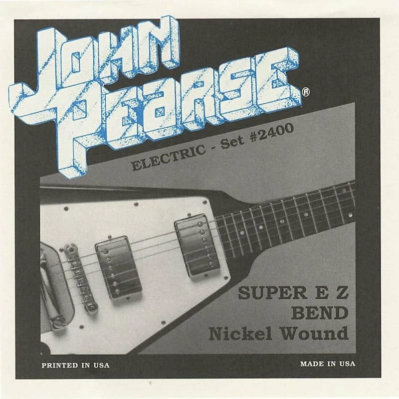 Deals 👏 Empire Guitars John Pearse Nickel Wound Electric Guitar Strings Light Gauge "Super E Z Bend" 9-42 JP2400 ✨ 1 Empire Guitars John Pearse Nickel Wound Electric Guitar Strings Light Gauge "Super E Z Bend" 9-42 JP2400