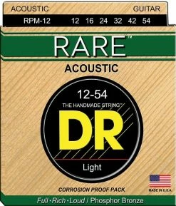 Empire Guitars Accessories DR RPM-12 Rare Medium Acoustic Strings