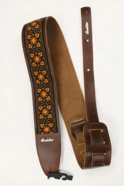 Empire Guitars Souldier Fillmore Brown & Orange Torpedo Guitar Strap *Free Shipping In The US*