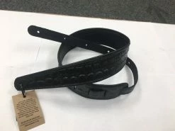 Empire Guitars Accessories LM Products PM-2 Premier Leather Guitar Strap With Crocodile Embossing *Free Shipping In The USA*