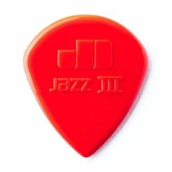 Empire Guitars Dunlop Jazz III Nylon Picks, 6 Pack- 47P3N Red Accessories