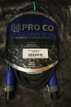 Empire Guitars Pro Co Speaker Cable 14AWG N/N 6FT S14NN-6 *Free Shipping In The USA* Accessories