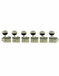 Kluson Deluxe KD-6B-NM Metal Buttons *Free Shipping In The USA*