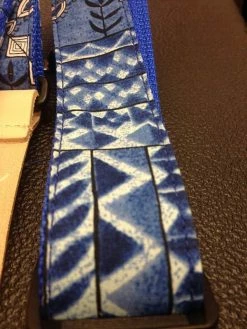 Empire Guitars Sherrin's Threads Ocean Tapa 1.5" Ukulele Strap *Free Shipping In The USA* Accessories