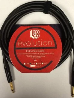 Empire Guitars Pro Co Evolution EVLGCN-15 Instrument Cable 15 Ft Straight/Straight *Free Shipping In The USA*