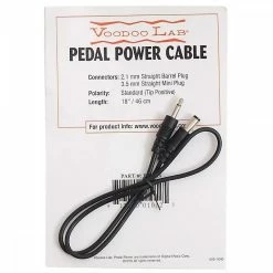 Empire Guitars Accessories Voodoo Lab PPMIN Pedal Power 3.5mm Mini Plug - 18"