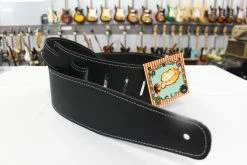 Empire Guitars Henry Heller HBL25-BLK/BLK Guitar Strap *Free Shipping In The USA*