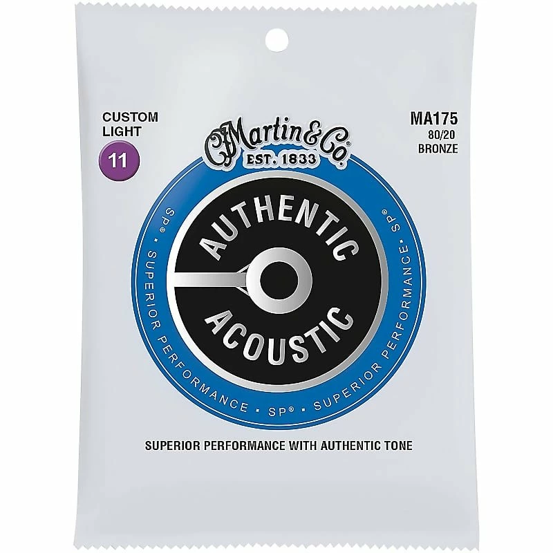 Top 10 😀 Empire Guitars Martin MA175 SP 80/20 Bronze Custom-Light Authentic Acoustic Guitar Strings Accessories 🥰 1 Empire Guitars Martin MA175 SP 80/20 Bronze Custom-Light Authentic Acoustic Guitar Strings Accessories