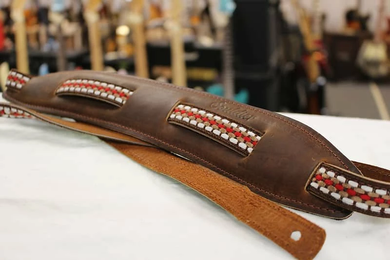 Cheap 🔥 Empire Guitars Souldier "Ladder" Leather Saddle Guitar Strap *Free Shipping In The USA* 👍 1 Empire Guitars Souldier "Ladder" Leather Saddle Guitar Strap *Free Shipping In The USA*