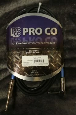 Empire Guitars Accessories Pro Co Instrument Cable L/Q 10 FT EGL-10 *Free Shipping In The US*