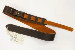 Awlgoods Handcrafted Leather Guitar Strap Medium Brown/Buckskin Accessories
