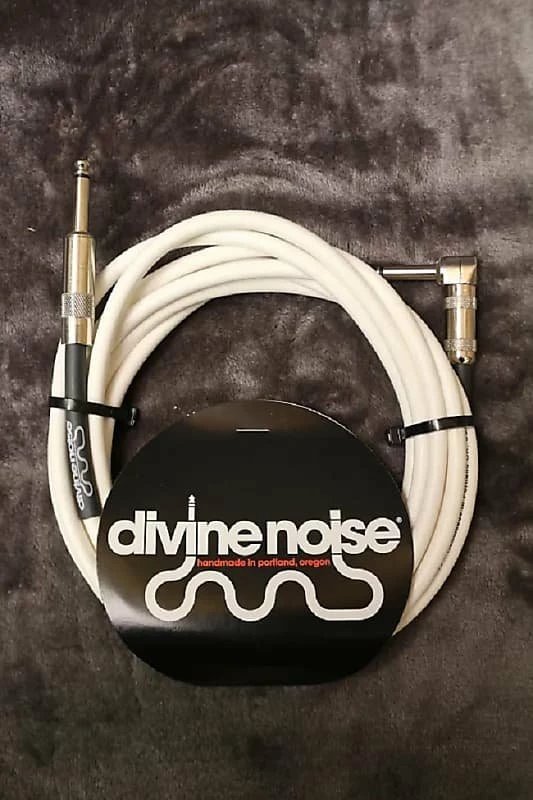 Budget 😀 Empire Guitars Divine Noise 15ft Instrument Cable ST-RA (Straight-Right Angle) White *Free Shipping* Accessories ✔️ 1 Empire Guitars Divine Noise 15ft Instrument Cable ST-RA (Straight-Right Angle) White *Free Shipping* Accessories