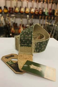 Empire Guitars Accessories Levy's Illuminati Hemp Natural Vegan Guitar Strap W/ Cork Ends MH8P-005 *Free Shipping In The USA*