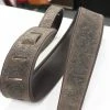 LM Products LM Premier Leather Guitar Strap Brown Western Tooled PM-13 *Free Shipping In The USA* Accessories