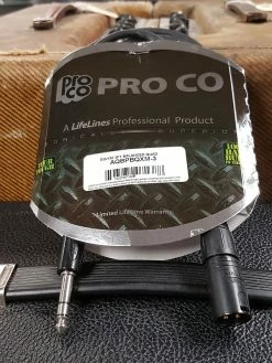 Empire Guitars Pro Co AQBPBQXM-3 BQ/XM 3 Ft Balance Quad Cable XLR-1/4" *Free Shipping In The USA*