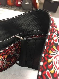 Empire Guitars Accessories Souldier Hendrix Red/Black Guitar Strap *Free Shipping In The USA*