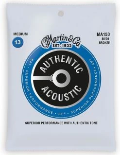 Empire Guitars Martin MA150 Authentic Acoustic SP 80/20 Bronze Guitar Strings 13-56 Medium
