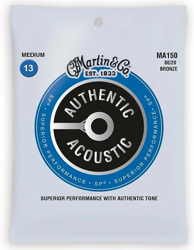 New ๐ Empire Guitars Martin MA150 Authentic Acoustic SP 80/20 Bronze Guitar Strings 13-56 Medium ๐ 1 Empire Guitars Martin MA150 Authentic Acoustic SP 80/20 Bronze Guitar Strings 13-56 Medium