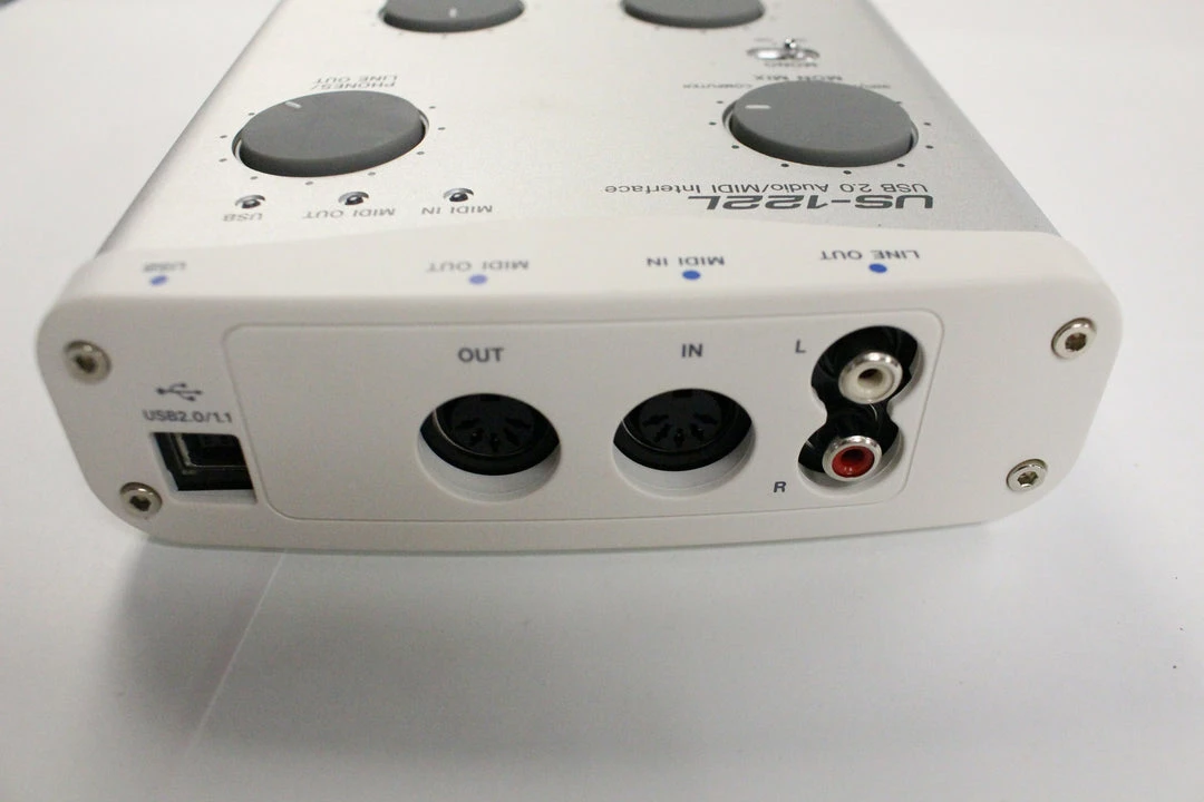 Promo ❤️ Empire Guitars Accessories Tascam US-122L USB 2.0 Audio/MIDI Interface Used ❤️ 4 Empire Guitars Accessories Tascam US-122L USB 2.0 Audio/MIDI Interface Used