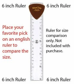 Empire Guitars Blue Chip TAD50 Guitar Picks (Single Guitar Pick)