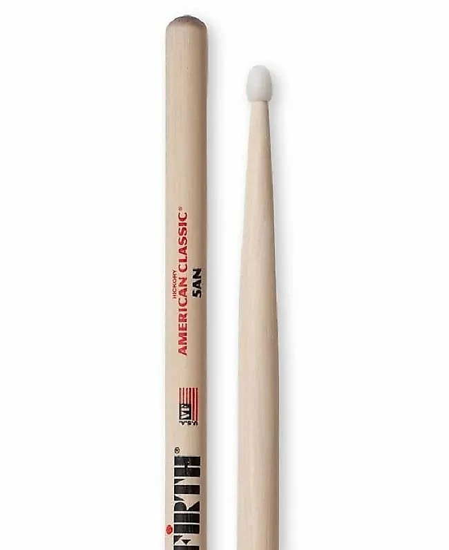 Brand new โจ Empire Guitars Accessories Vic Firth 5AN 5A Nylon Tip Drum Sticks *3 Pairs Of Sticks* Free Shipping In The USA ๐ฏ 1 Empire Guitars Accessories Vic Firth 5AN 5A Nylon Tip Drum Sticks *3 Pairs Of Sticks* Free Shipping In The USA