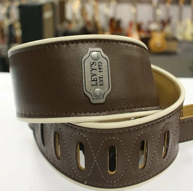 Cheap 🛒 Empire Guitars Levy's Reversible Brown Vinyl Guitar Strap M26VCP-BRN-MUS *Free Shipping In The USA* ⭐ 2 Empire Guitars Levy's Reversible Brown Vinyl Guitar Strap M26VCP-BRN-MUS *Free Shipping In The USA*