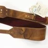 Accessories Awlgoods Handcrafted Leather Guitar Strap Tan/Wine With Brand