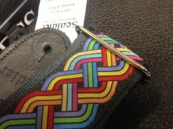 Empire Guitars Souldier Celtic Knot Rainbow Guitar Strap With Black Leather Ends *Free Shipping In The USA* Accessories