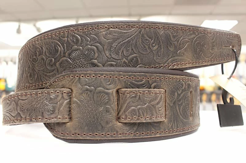 Best deal ๐ LM Products LM Premier Leather Guitar Strap Brown Western Tooled PM-13 *Free Shipping In The USA* Accessories โ 2 LM Products LM Premier Leather Guitar Strap Brown Western Tooled PM-13 *Free Shipping In The USA* Accessories